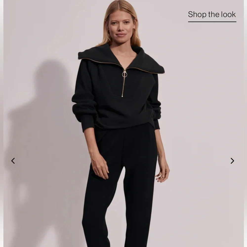 Varley Vine Black Half Zip - Picture 4 of 4